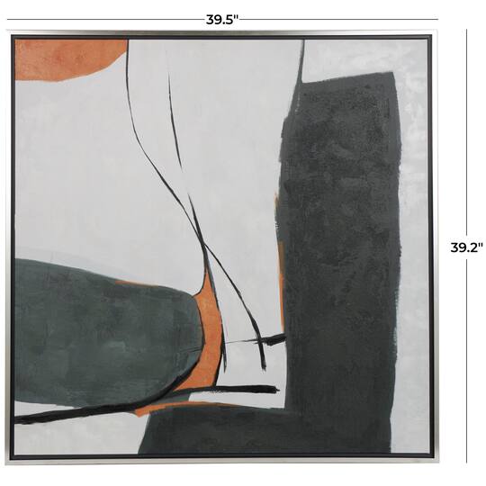 Abstract Lines & Shapes Framed Wall Art